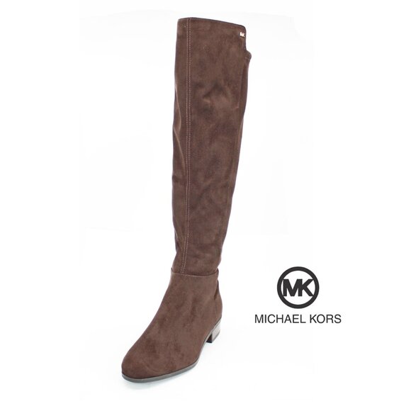 Michael Kors Women's Bromley Suede Side-Zip Over The Knee Boots - Picture 3 of 9